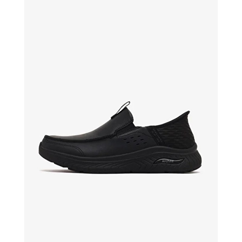 Skechers Arch Fit Crosser Porto Erkek Spor Ayakkabı (205342 BBK) Siyah